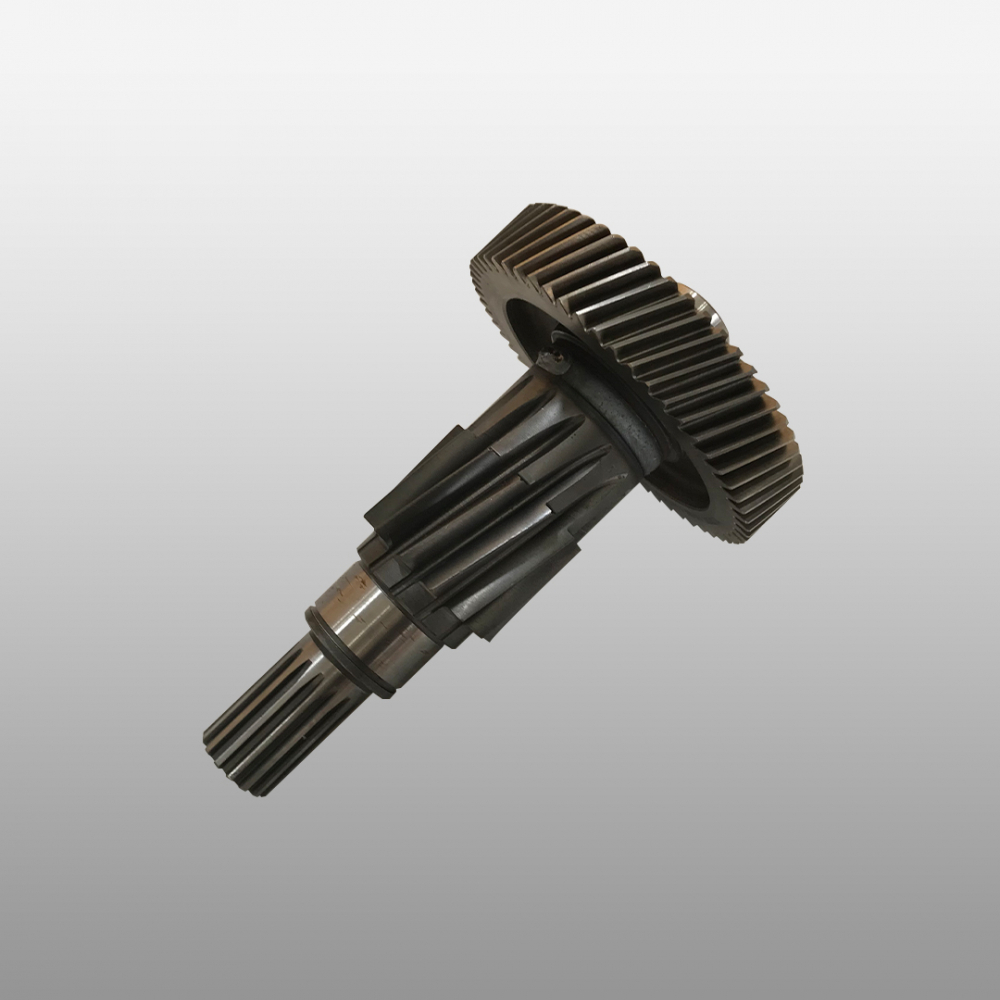 12JSD200T-1707047-1 - Вал промежуточный демультипликатора (длинный) на КПП