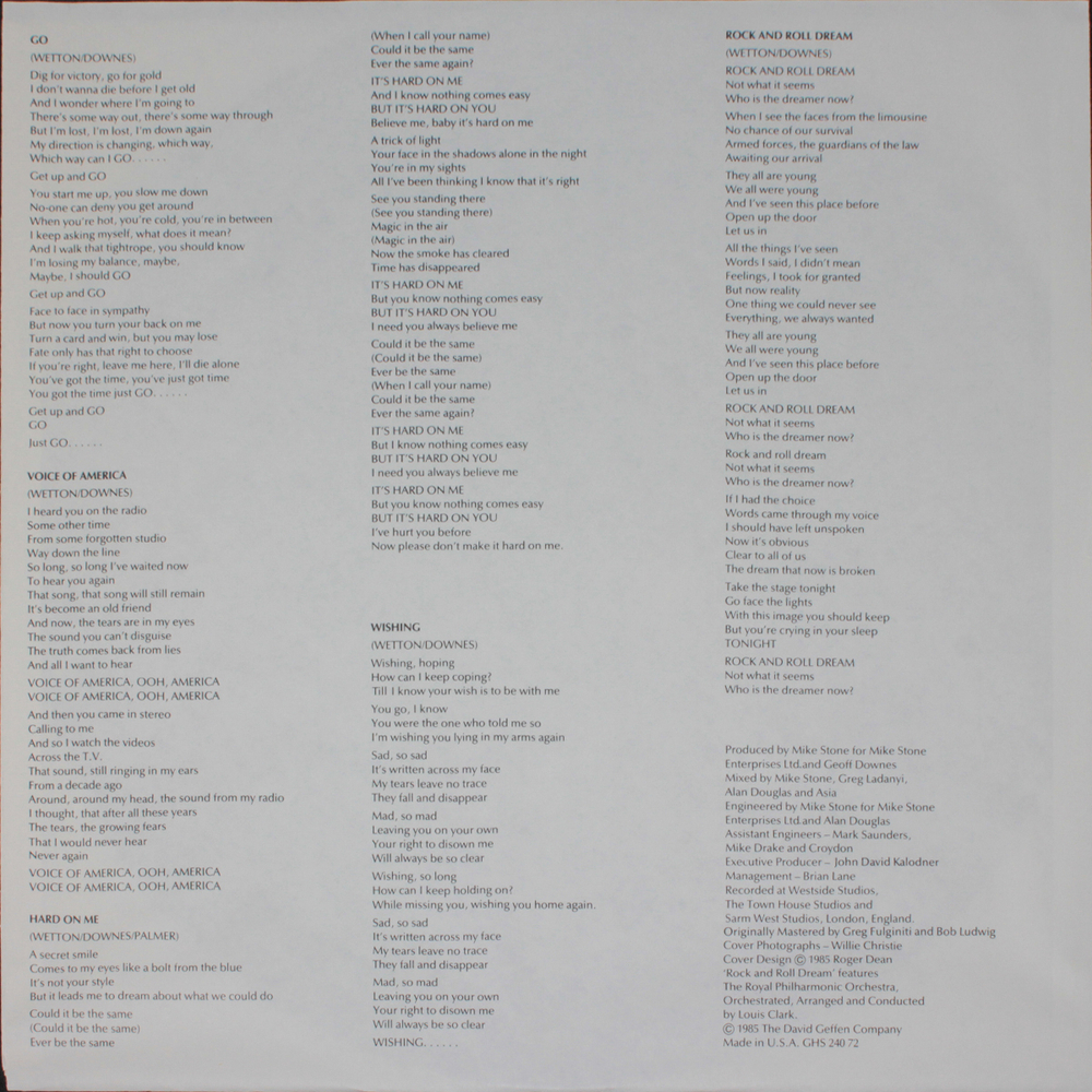 Asia / Astra (LP)