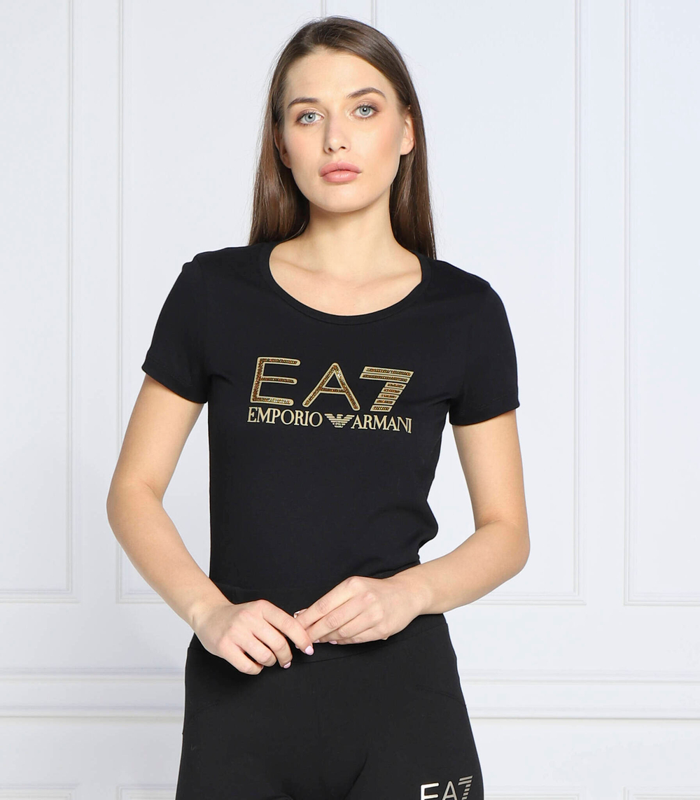 футболка EA7 - черный(6LTT38 TJFJZ)