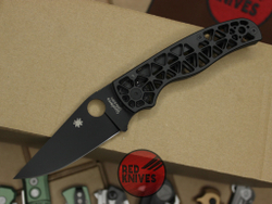 Нож Spyderco Edgerati - черный клинок, рукоять черный алюминий