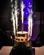Свеча Фонтан для торта, 30 сек, 12 см