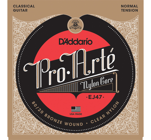 D'ADDARIO EJ47 - струны для классической гитары, Gold, Normal Tension