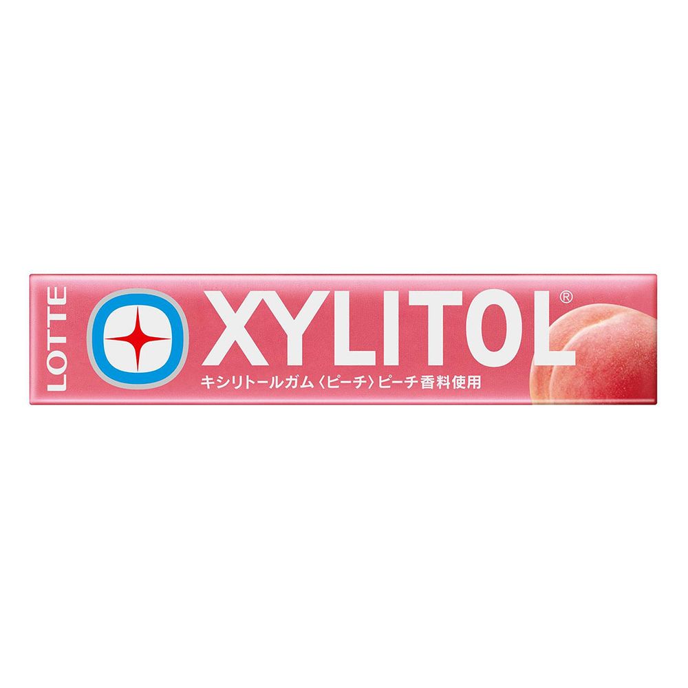 Жевательная резинка Xylitol персик, Lotte, 21г