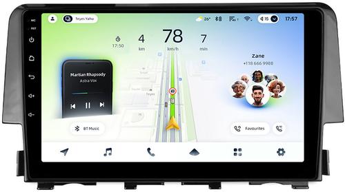 Магнитола для Honda Civic 10 2015-2021 - Teyes CC4L монитор 9" IPS, Android 14, Быстрая, Snapdragon 662, CarPlay, 4G SIM-слот