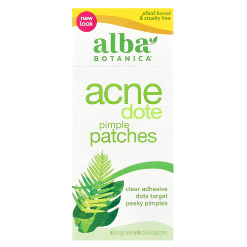 Alba Botanica, патчи от прыщей Dote®, 40 одноразовых гидроколлоидных патчей