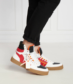 Кожаные кроссовки OFF-WHITE - белый(OMIA065S 24LEA002)