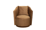 Кресло Garda Decor Верона Базовая (Verona Basic) вращающееся велюр коричн. Colt004-KOR 70*77*80 см