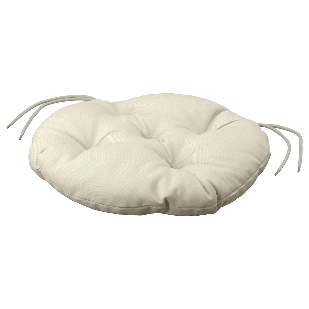 IKEA KUDDARNA  (ИКЕА КУДДАРНА)  -  Подушка для стула, садовая - светлый серо-бежевый 35 см