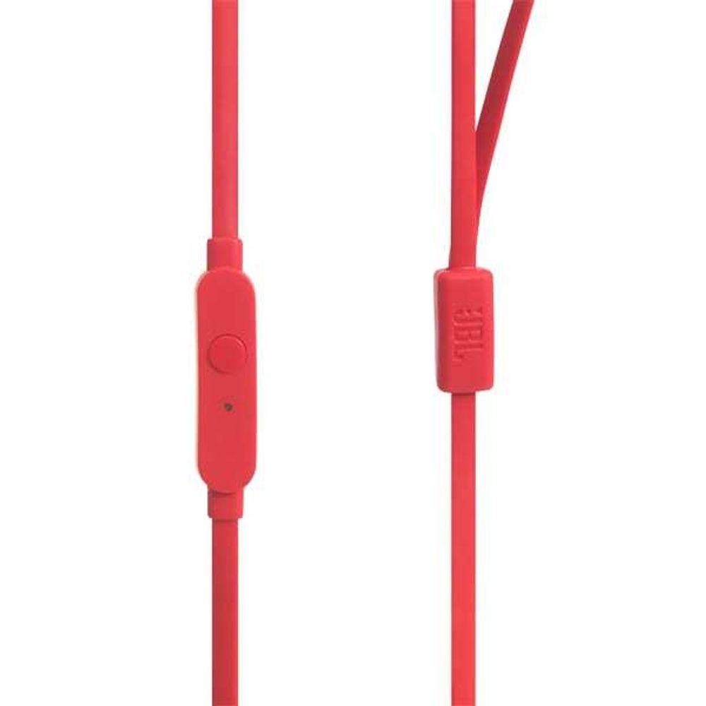 Наушники JBL T110 Red, внутриканальные - 3