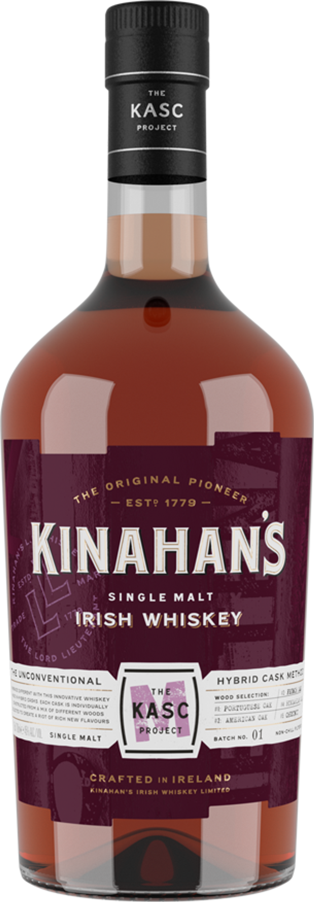 Виски Kinahan's The Kasc Project M, 0.7 л