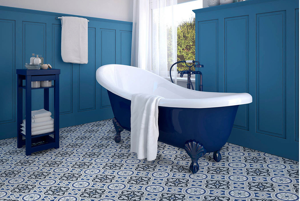 Dual Gres Chic Howard Blue 44.5x44.5