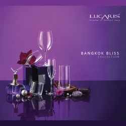 Бокал для воды, пива 365 мл хр. стекло Water "Bangkok Bliss" d 7,8 см h17 см Lucaris [6]