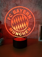 3D Светильник " FC Bayern München" (ФК Бавария)