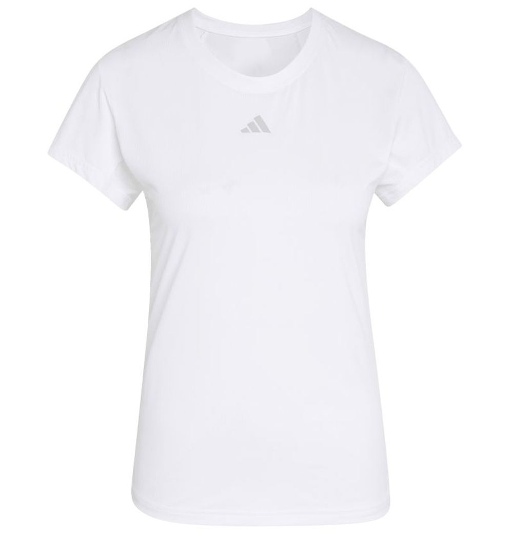 Женская теннисная футболка Adidas Climacool Freelift - white