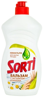 Бальзам для мытья посуды SORTI С экстрактом ромашки 450г