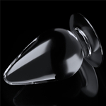 Прозрачная анальная пробка Flawless Clear Anal Plug - 11,5 см. (Цвет: прозрачный)