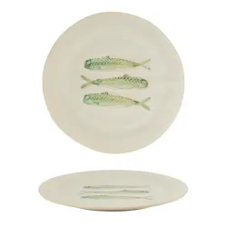 Тарелка d 27,3 см h2 см Green Fish Gray Frutti di Mare P.L. [6]