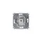 Розетка телефонная RJ11 Systeme Electric Glossa Антрацит GSL000781T