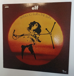 Винтажная виниловая пластинка LP ELF Trying To Burn The Sun (Japan 1980)