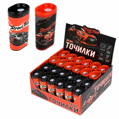 Точилка ГОРОДСКИЕ ГОНКИ, ассорти