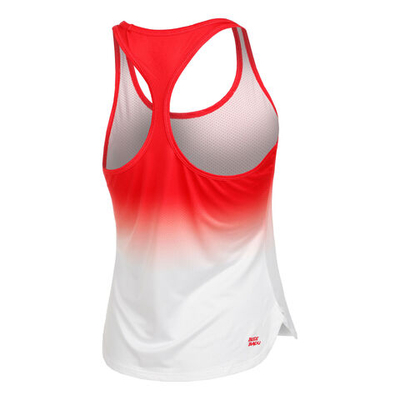 Женская теннисная майка BIDI BADU Crew Gradiant Tank Top Women - Red, White