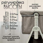 Кроватка детская трансформер BubaGo Elva арт. BG 183-2 цвет бежевый