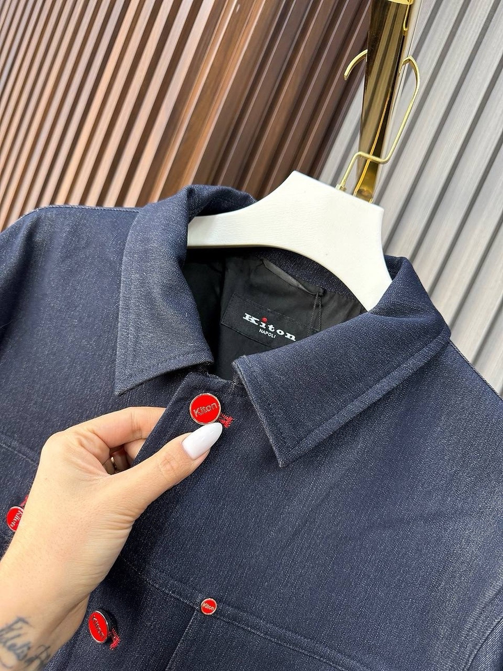 Джинсовка Kiton
