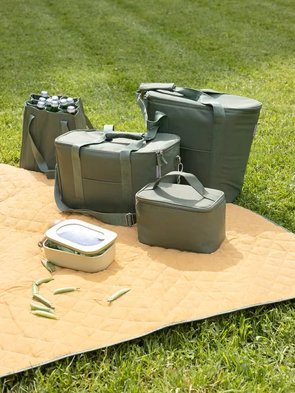 Плед для пикника и отдыха на пляже smart picnic, горчичный