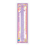 Двухсторонний фиолетовый фаллоимитатор Double Dong Purple Jellie - 46 см. (Цвет: фиолетовый)