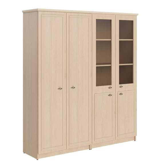Шкаф высокий 2-х секционный гардероб с комбинированным RHC 180.6  1808х466х2023 RAUT