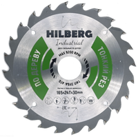 Диск пильный Hilberg Industrial Дерево тонкий рез 165*30*24Т HWT160