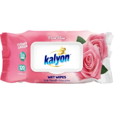 Kalyon Влажные салфетки Pink rose 120шт