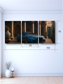 Картина Осенний разбег модульная 50x70см 3шт.