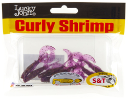 Твистеры съедоб. искусст.  LJ Pro Series Curly Shrimp 2,0in (05.00)/S13 10шт.