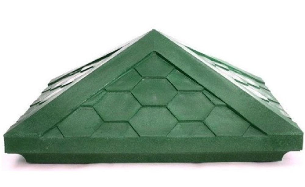 Колпак полимерпесчаный зеленый 440*440