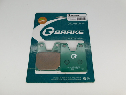 Колодки тормозные GM-02044S G-brake (MCB702, FDB2084, FA267)