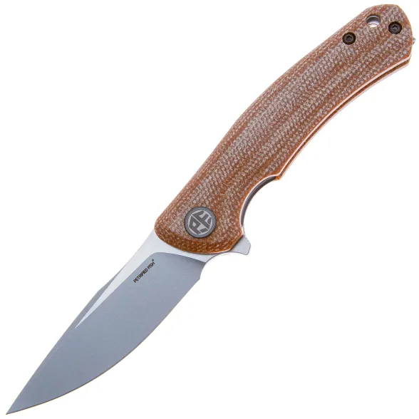 Цена наСкладной нож Petrified Fish Warrior, сталь K110, рукоять Brown Micarta