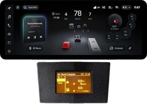 Магнитола для Opel Antara 2006-2015 (перенос БК вниз, черная) - Teyes CC4PRO монитор 12.3" 2K QLED + рамка 9, Android 13, Быстрейшая, Snapdragon 778G, ИИ, CarPlay, DSP, 4G SIM-слот