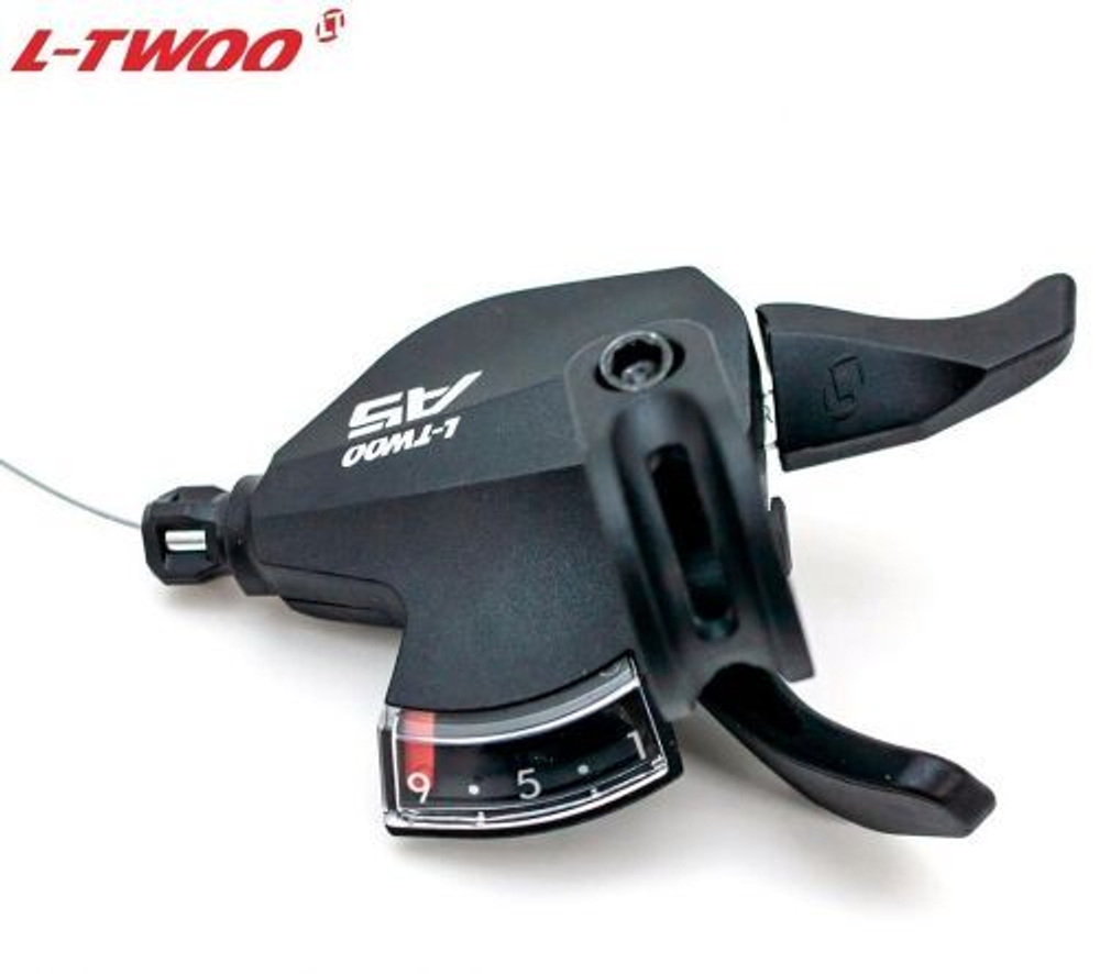 Рукоятка переключения передач правая L-TWOO, триггер, 9 скор., SL-V4009-9W, A-5