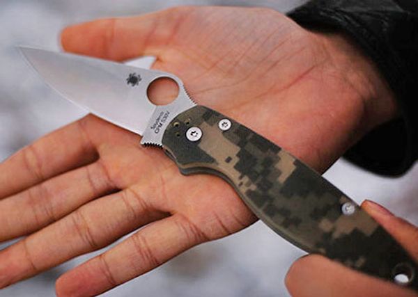Нож Spyderco Paramilitary. И в пир, и в мир, и в добрые люди…