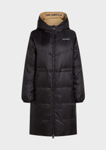Пуховик двухсторонний KARL LAGERFELD Reversible Long Logo Down Coat