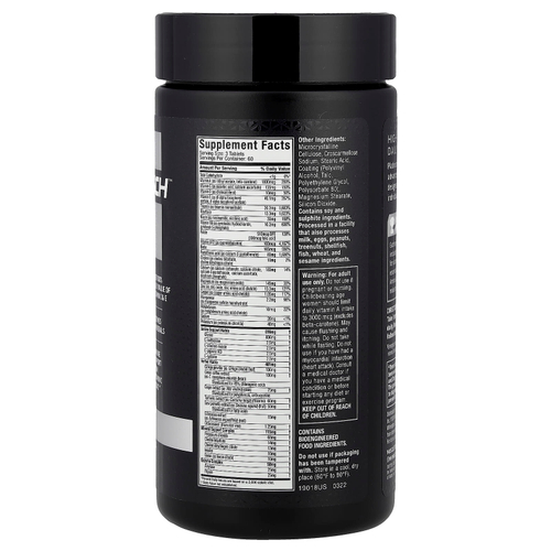 MuscleTech, Platinum Multivitamin, мультивитамины, 180 таблеток