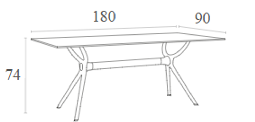 Стол пластиковый Air Table 180