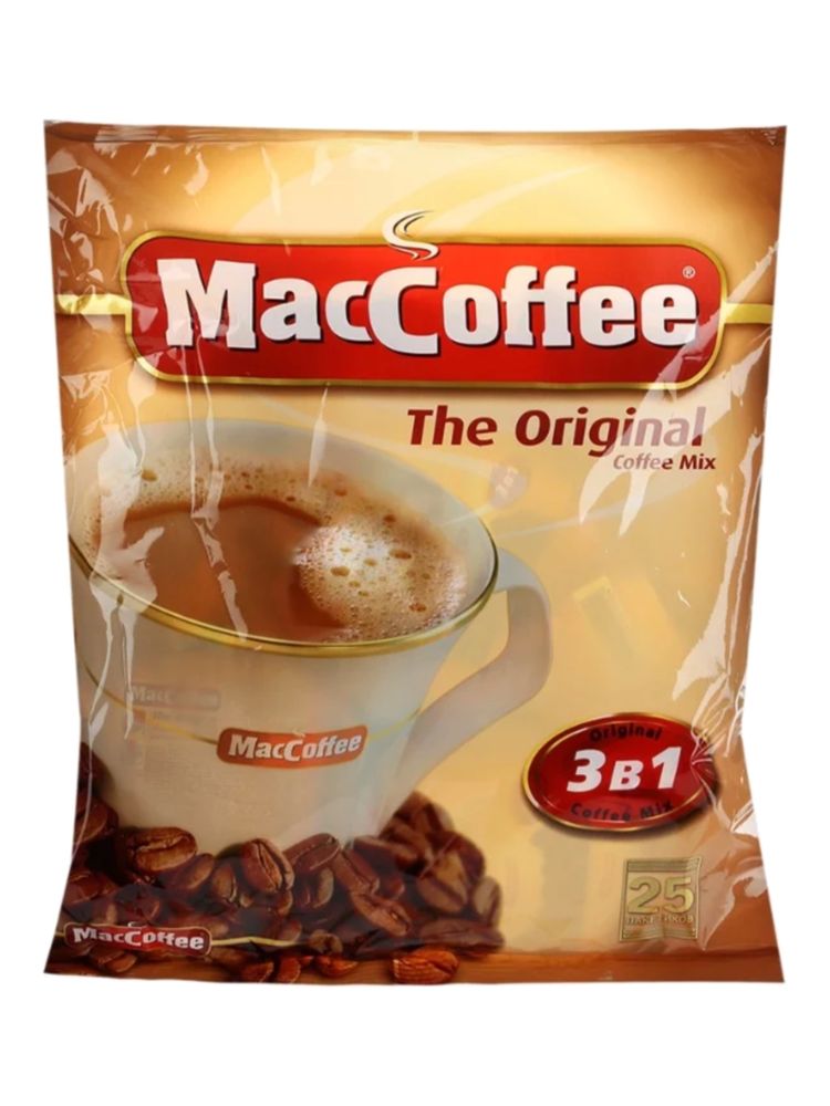 Растворимый кофе MacCoffee The Original 3 в 1 25 пак x 2 уп