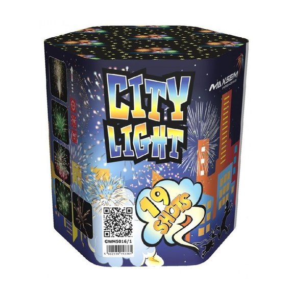 Батарея салютов CITY LIGHT (19/1,2) GWM5016/1