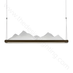 Chandelier  horizontal Lila
