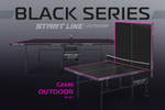 Стол теннисный Game Всепогодный с сеткой Black