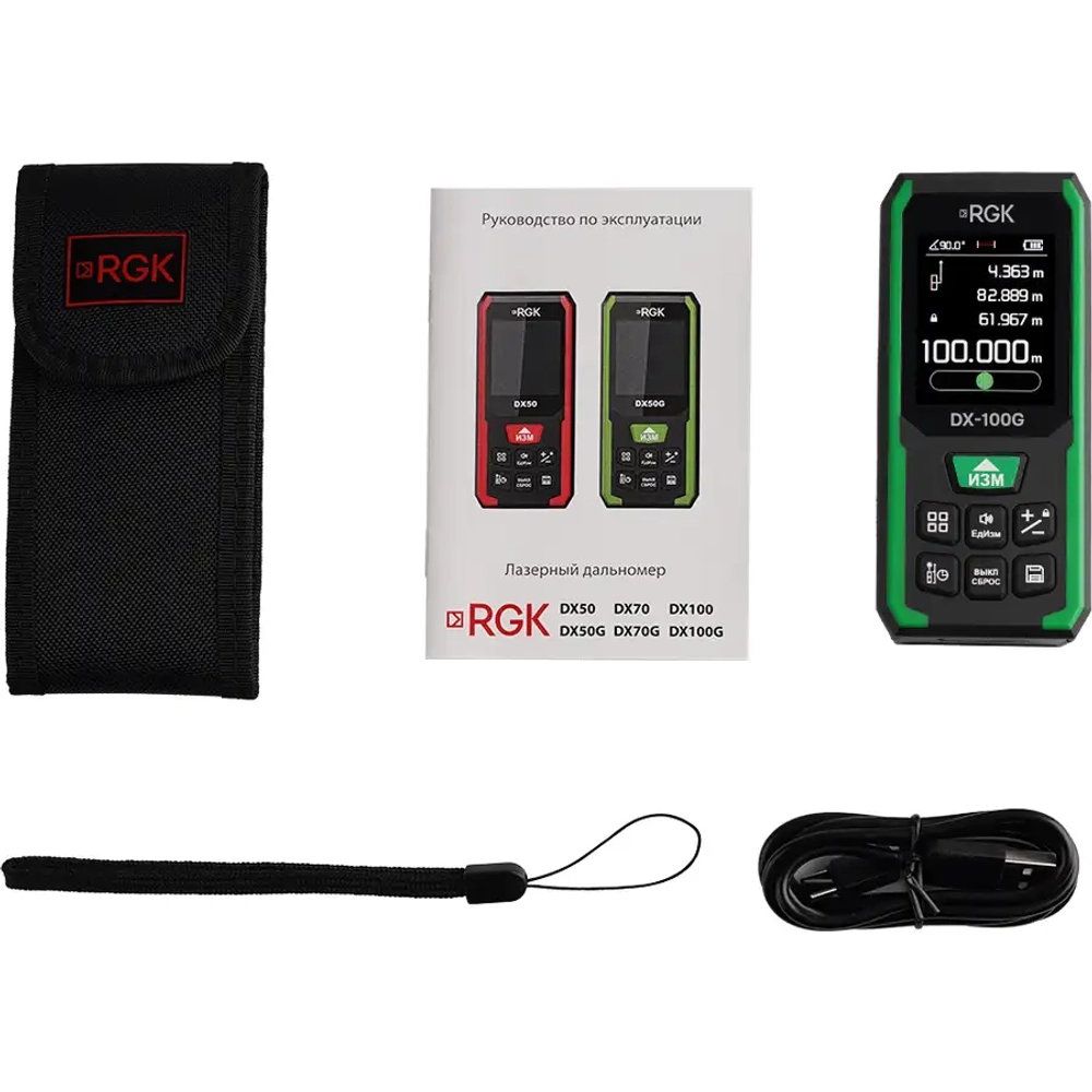Лазерный дальномер DX-100G RGK 723412
