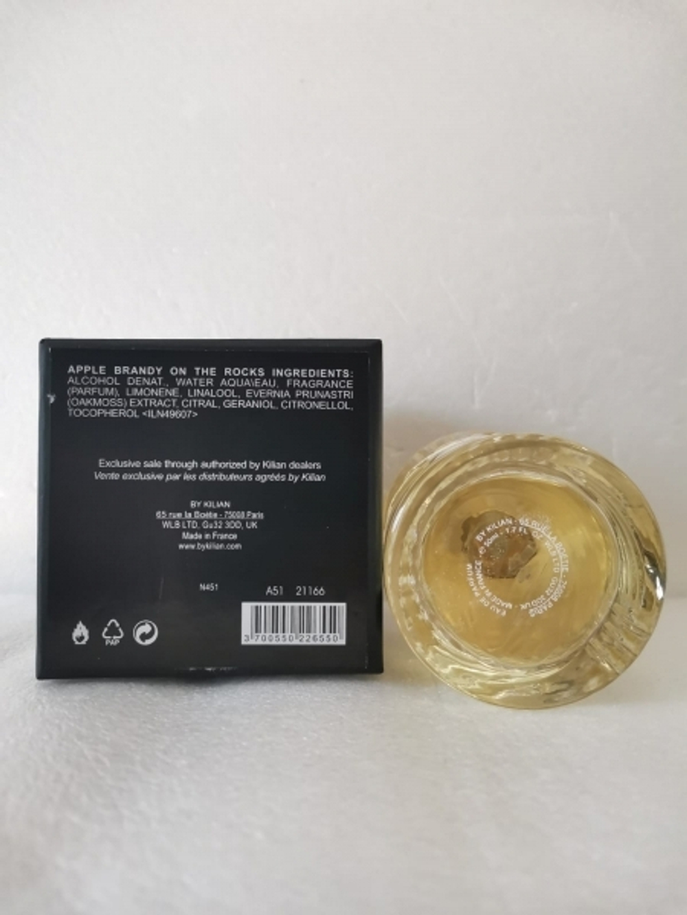 By Kilian Apple Brandy On The Rocks