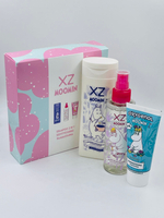 Подарочный набор XZ Moomin (шампунь 2в1 250 мл, спрей для волос 150 мл, зубная паста 50 мл) (из Финляндии)